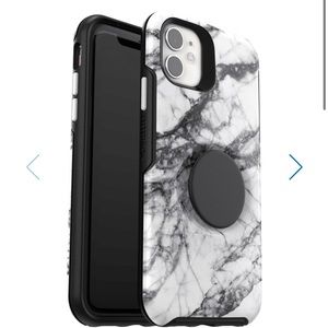Otterbox + pop socket case for iPhone 11